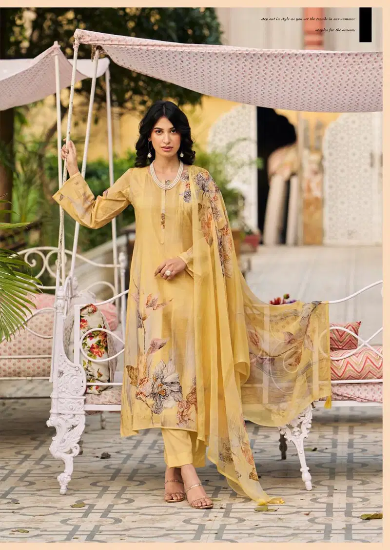 Floris By Prm Lawn Cotton Digital Printed Dress Material Orders In India