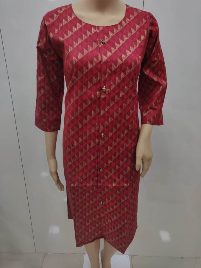 Latest Casual Office Wear Printed Pure Cotton Kurtis Collection 