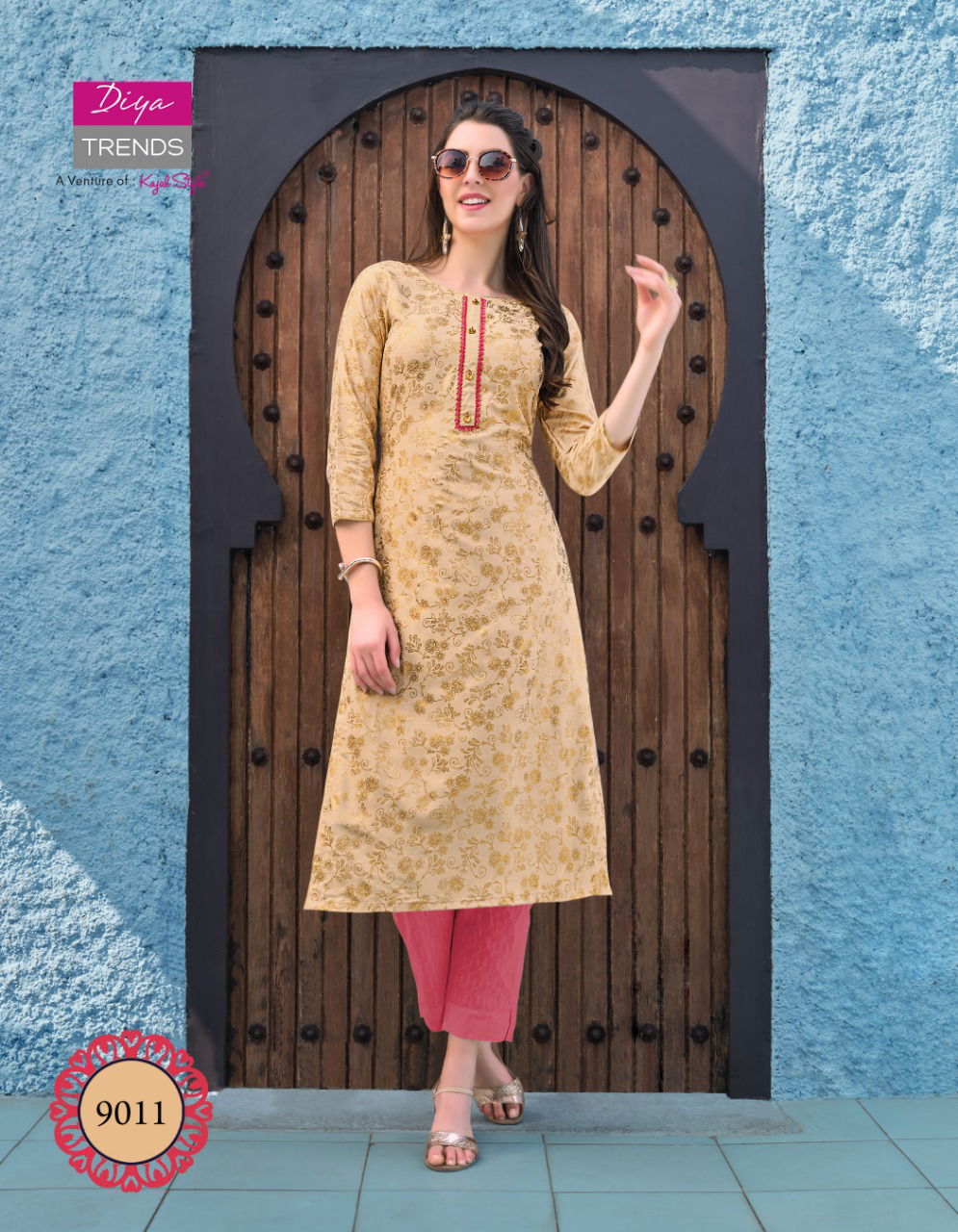 Gardencity 9 Latest Fancy Ethnic Wear Printed Designer Rayon Kurti Collection
