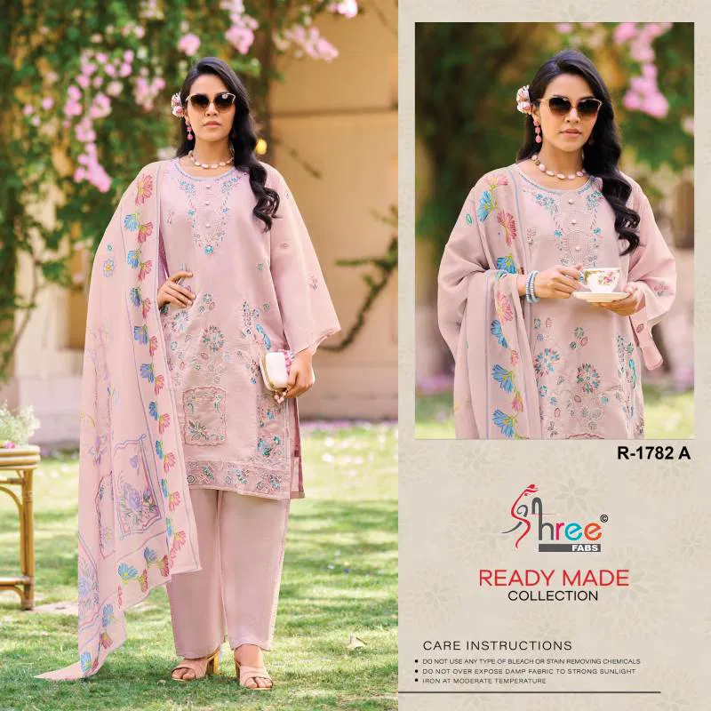 Shree R 1782 Cambric Cotton Ready Made Pakistani Salwar Suits Bulk Orders In India