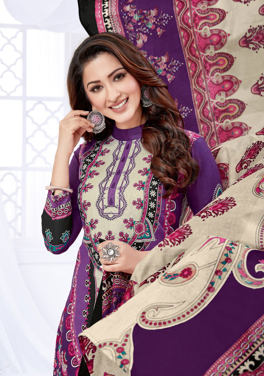 Mishri Moontaz 9 Latest Fancy Heavy Regular Wear Pure Cotton Karachi Dress Materials Collection
