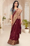 Satani 4302 Banarasi Soft Zari Work Silk Saree Exporters In India
