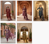 Naisha K 354 Vol 4 Vetican Print Work Top With Bottom And Dupatta Best Weholesale Price In Surat