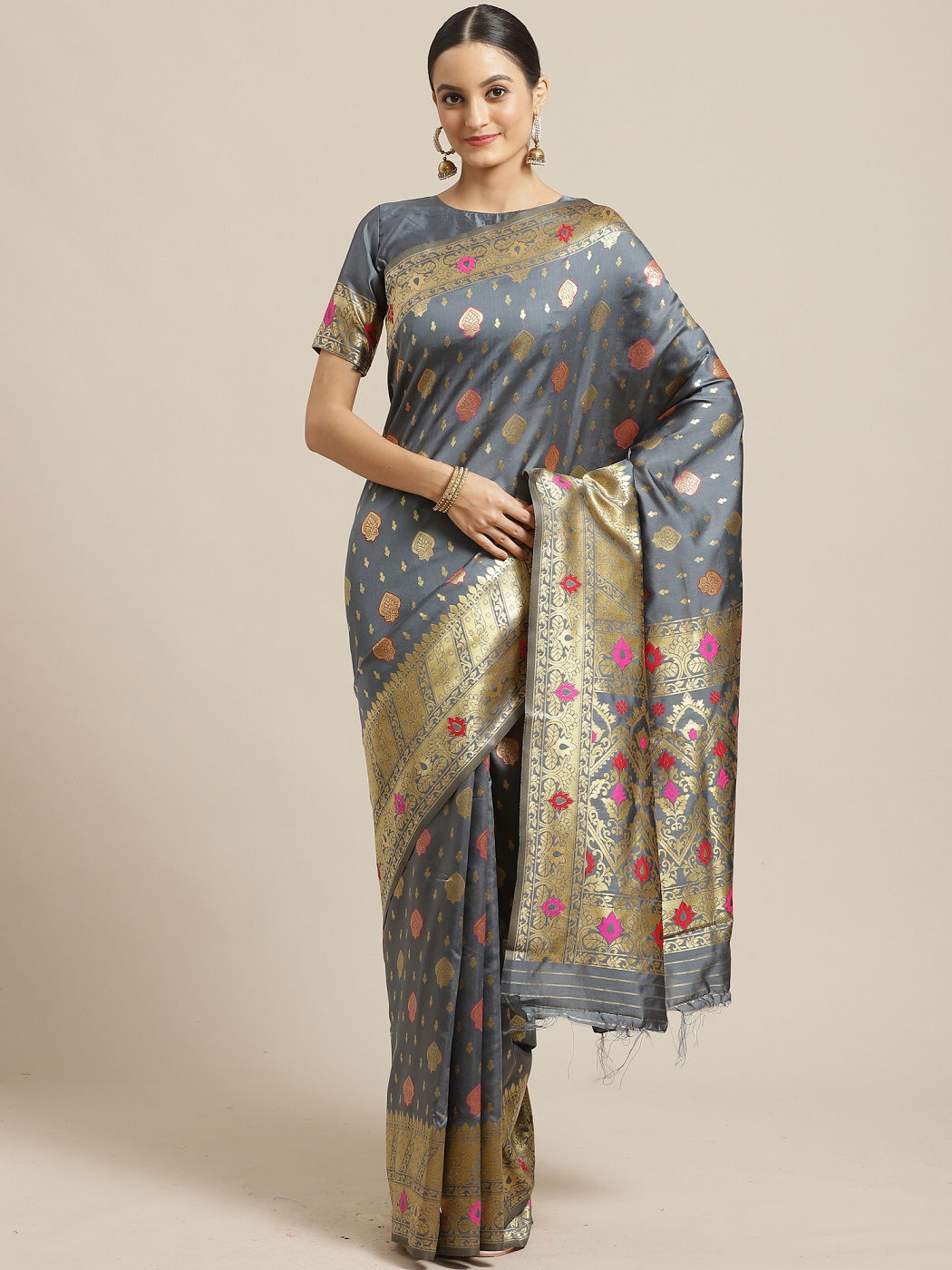Latest Festival Wear Designer Printed Silk Saree Collection 