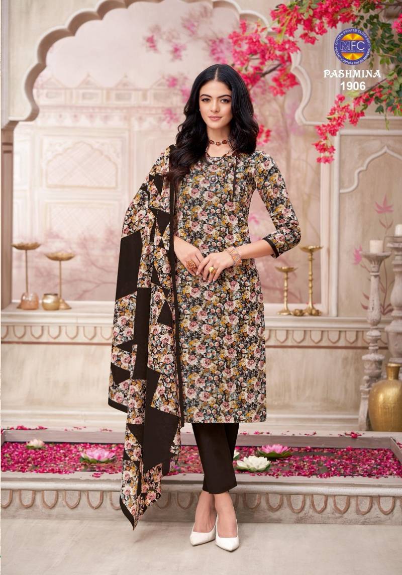 Pashmina Vol 19 By Mfc Printed Cotton Dress Material Orders In India