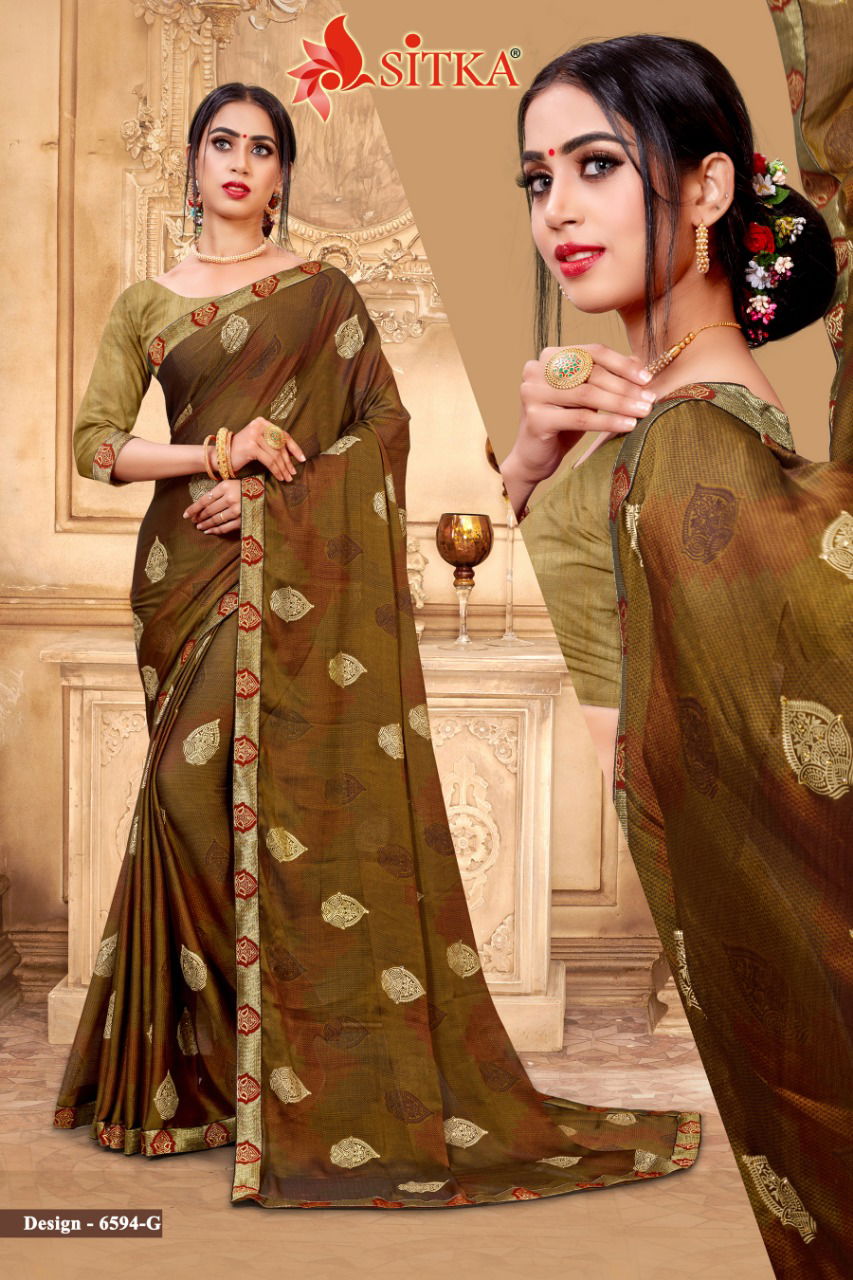 Minaj Black Moss Chiffon Latest Designer Festive Wear Printed Sarees Collection
