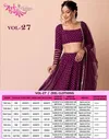 Zeel Vol 27 Georgette Designer Lehenga Choli Wholesale Clothing Suppliers In India