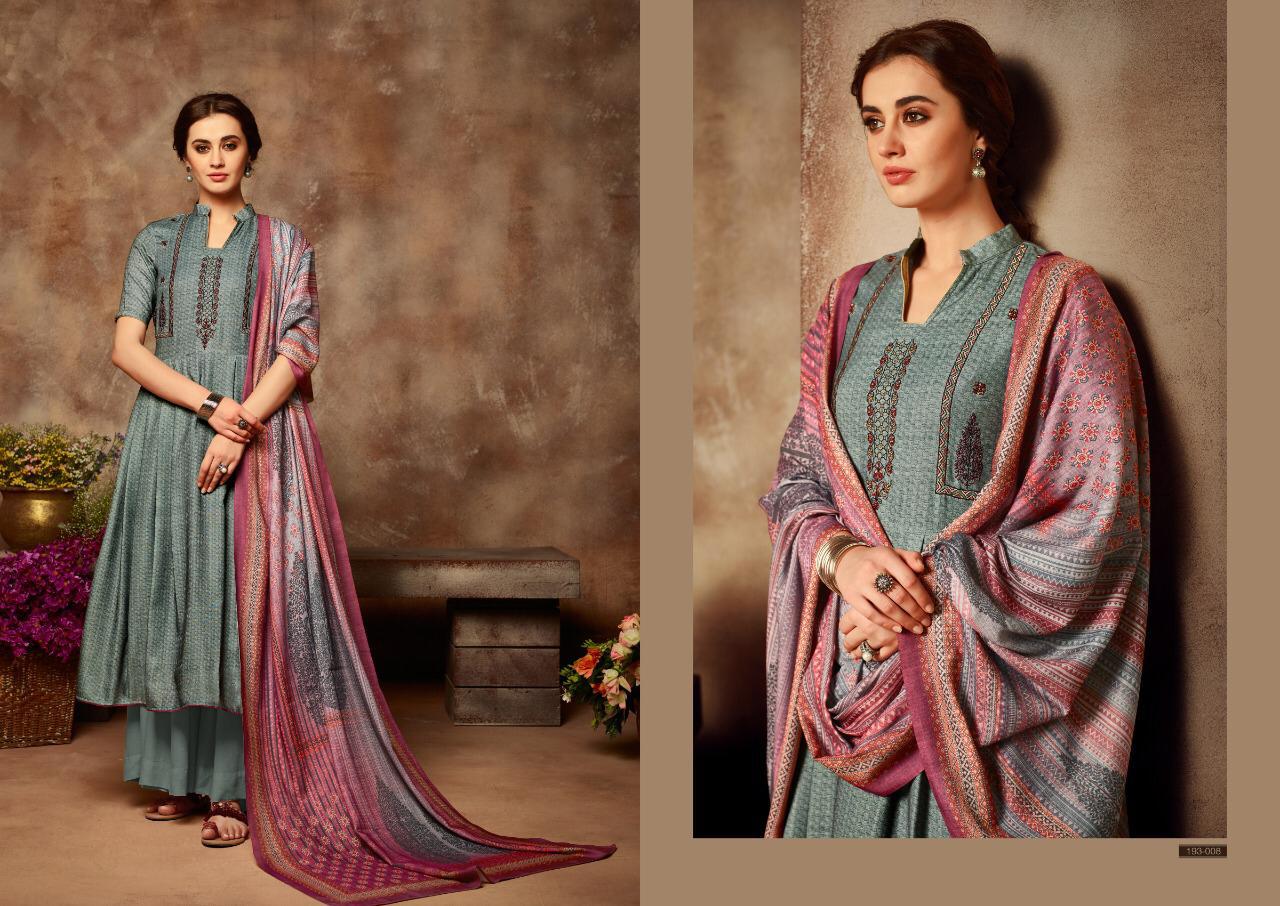 Yasmin Latest Designer Party Wear Pure Pashmina Work With Pure Kashmiri Wool Digital Printed Dupatta 