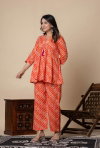 Naisha K 115 Cotton Lehariya Printed Co Ord Sets Suppliers In India