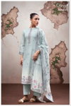 Lishara 4740 By Ganga Cotton Embroidery Designer Salwar Suits Exporters In India