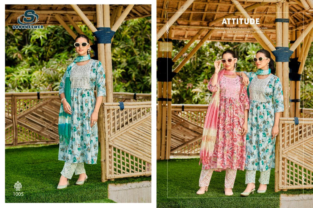 Dairy Milk Vol 1 By Sankheswer Capsule Foil Printed Kurti With Bottom Dupatta Orders In India