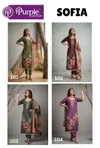 Sofia By Pc Cotton Linen Shimmer Dress Materials