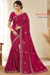 Bandhej Vol 1 By Sw Georgette Bandhani Printed Designer Saree