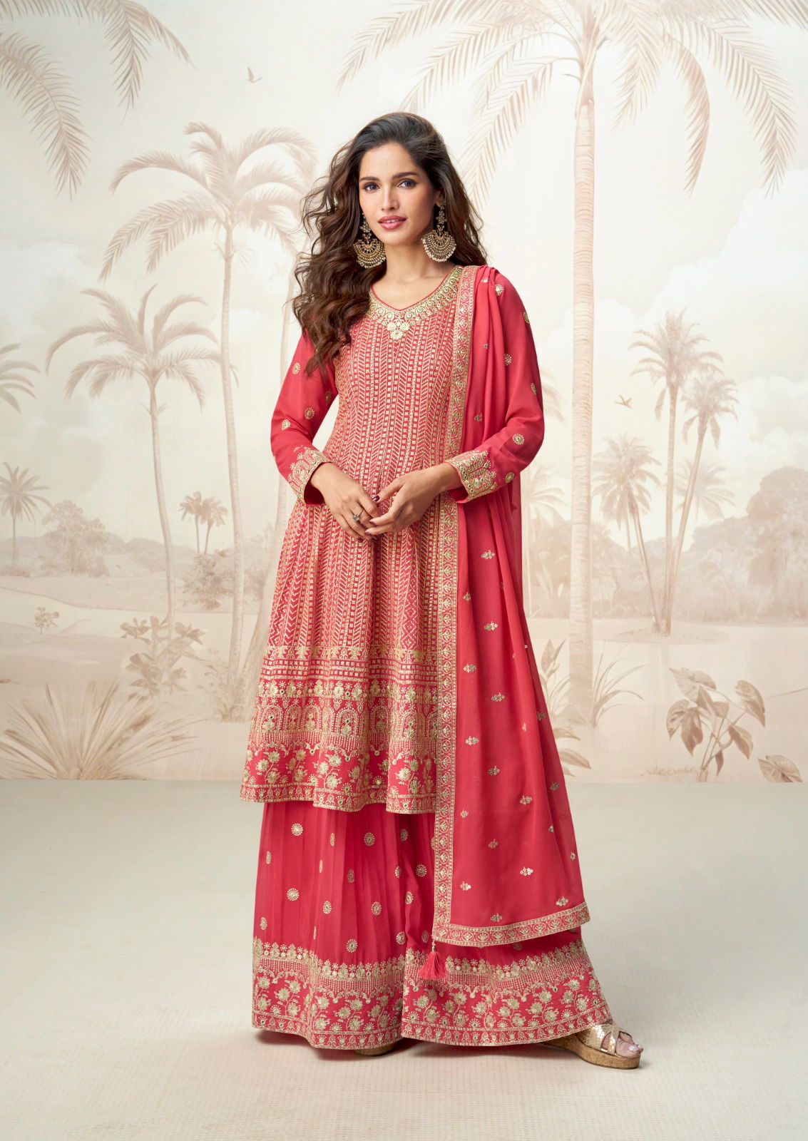 Jasmine By Aashirwad Georgette Readymade Suits Wholesale Price In Surat
