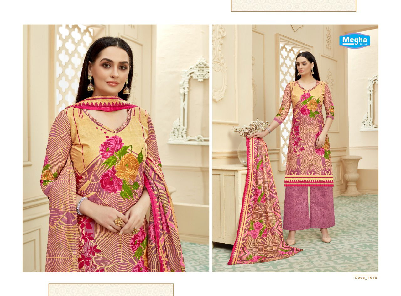 Megha Mirza Sahiba 2 Latest fancy Regular Casual Wear Pure Printed Cotton Collection
