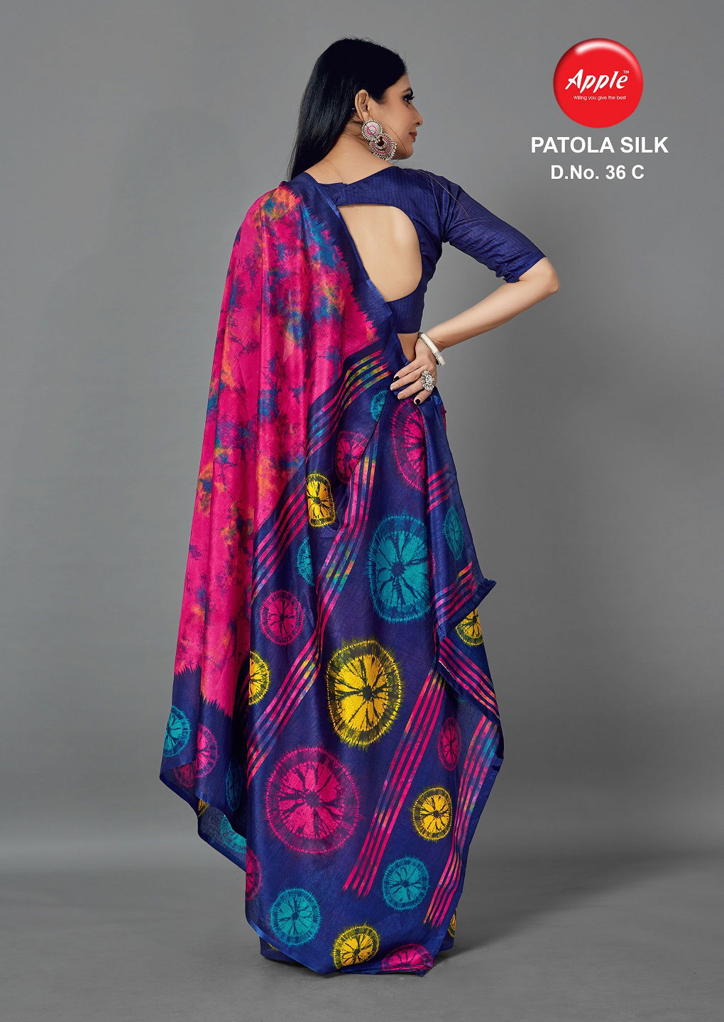 Apple Patola Silk 36 Latest Designer Fancy Casual Wear Art Silk Saree Collection
