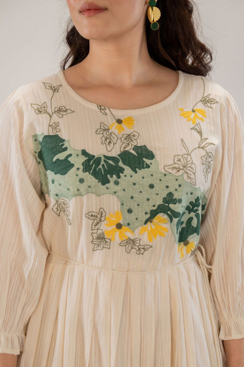 Tanyaa P 179 Mul Cotton With Handwork Touchup Fancy Kurti Wholesalers In Delhi