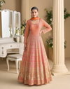 Rutba By Sayuri Georgette Embroidery Gown With Dupatta Wholesale Online