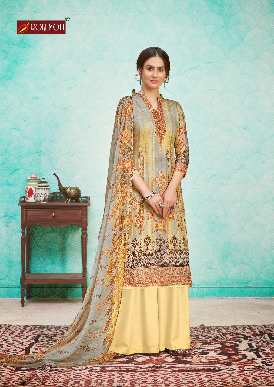 Roli Moli Zaara 2 Ready Made Beautiful Printed Ethnic Wear Cotton Printed Designer Collection
