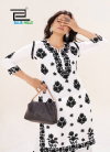 Black And White Vol 18 By Blue Hills Rayon Surat Kurti With Bottom Dupatta Wholesale Market