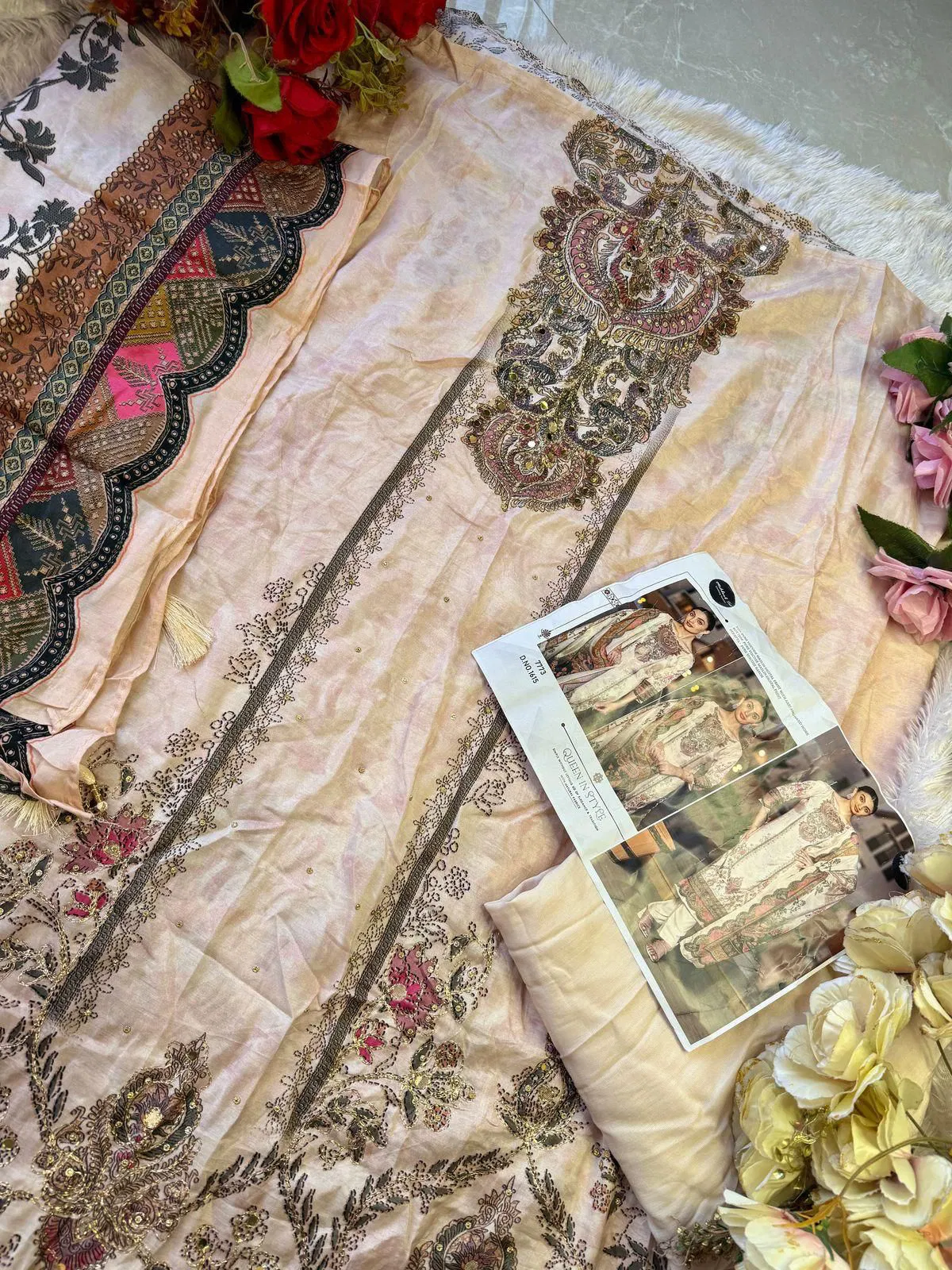 Mehboob Tex 1615 Viscose Maslin Printed Pakistani Salwar Suits Wholesale Market