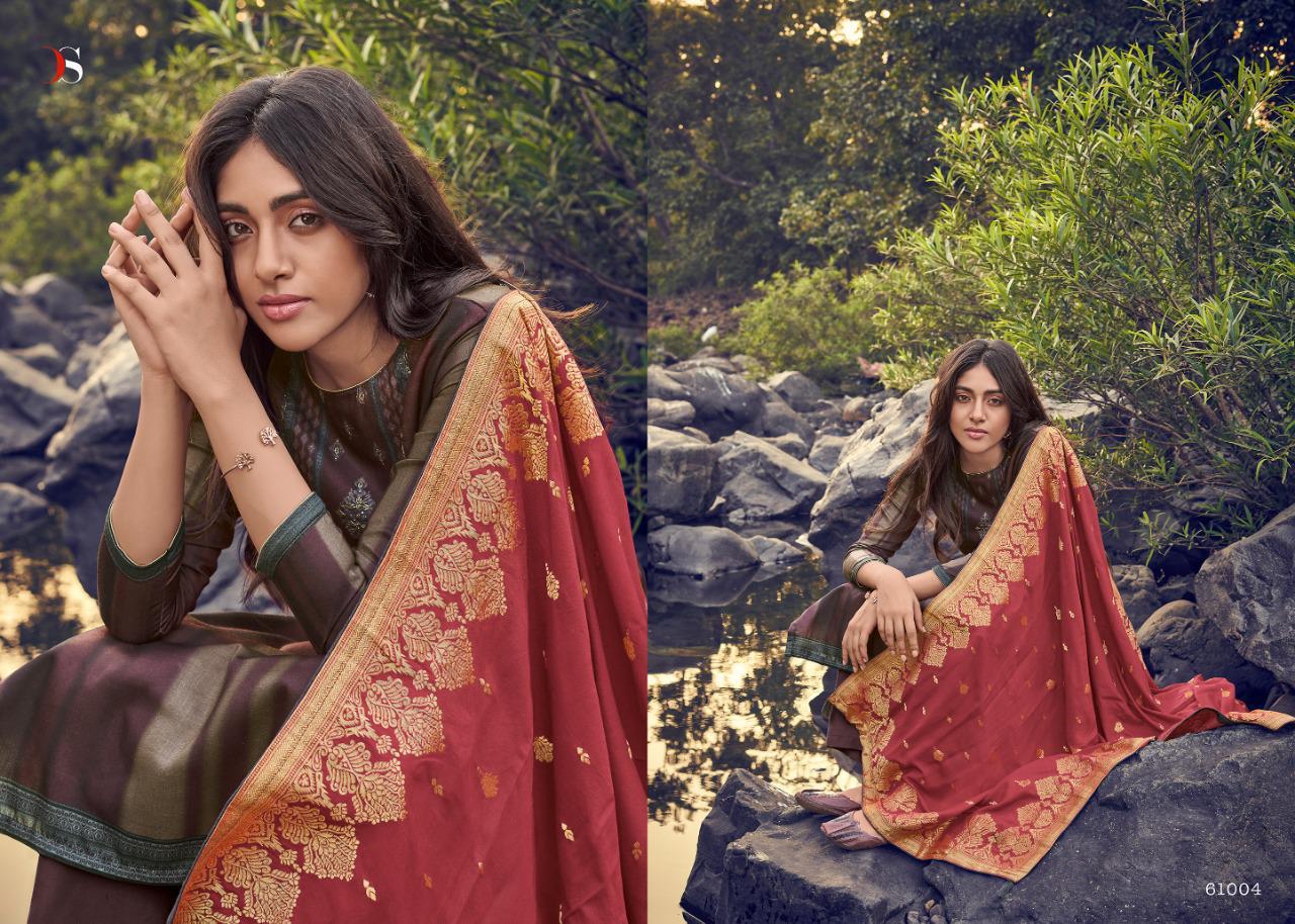Deepsy Ahana Jam Cotton Digital Print with Khat Handwork Pakistani Designer Salwar Suit Collections