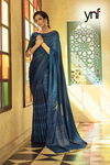 Ynf Rainbow Schiffli 1 Designer Party Wear Silk Printed Saree Collection