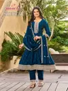 Sheetal By Aanchi Vichitra Silk Embroidery Anarkali Kurtis Set
