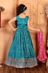 Aaradhna 647 Kids Chinon Silk Thread Work Lehenga Choli