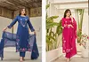 Naisha K 84 Mal Cotton Embroidered Kurti Bottom With Dupatta Wholesale Market In Surat