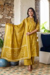Naisha K 93 Cotton Angrakha Style Printed Kurti With Bottom Dupatta Wholesale Market In Surat