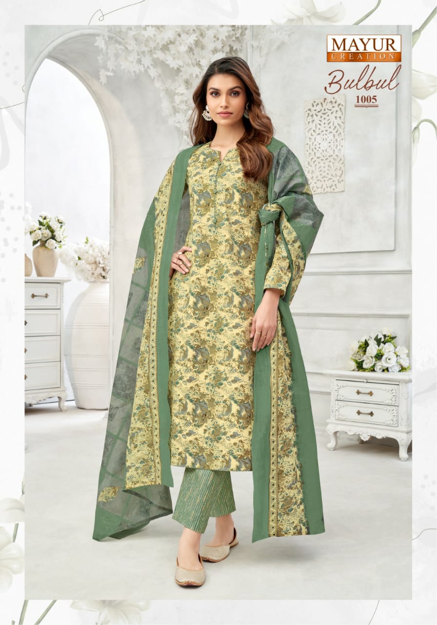 Bulbul Vol 1 By Mayur Cotton Dress Material Wholesale Price