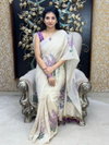 MG 515 Plain Linen Digital Printed Saree Suppliers In India