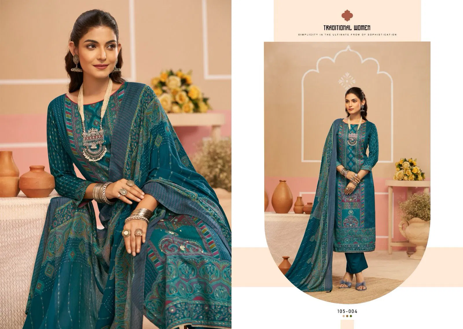 Vantara By Nishant Jam Silk Printed Designer Salwar Kameez Orders In India