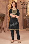 Peri Peri By Sangeet Zoba Silk Wholesale Kids Girls Wear Kurti With Bottom In India