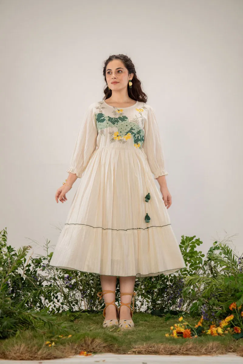 Tanyaa P 179 Mul Cotton With Handwork Touchup Fancy Kurti Wholesalers In Delhi