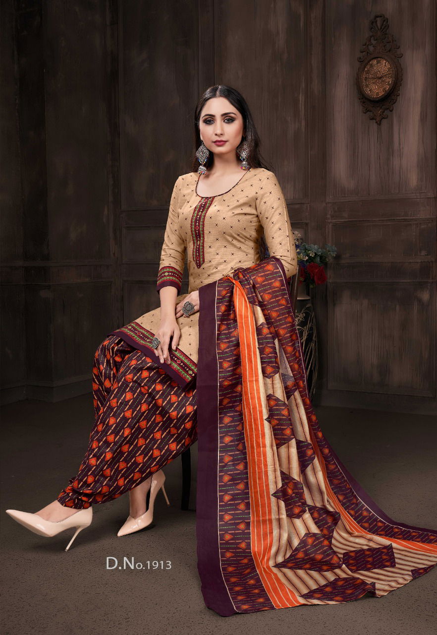 Sc Three Star vol 19 New Exclusive Cotton Printed Casual Wear Dress Material Collection 