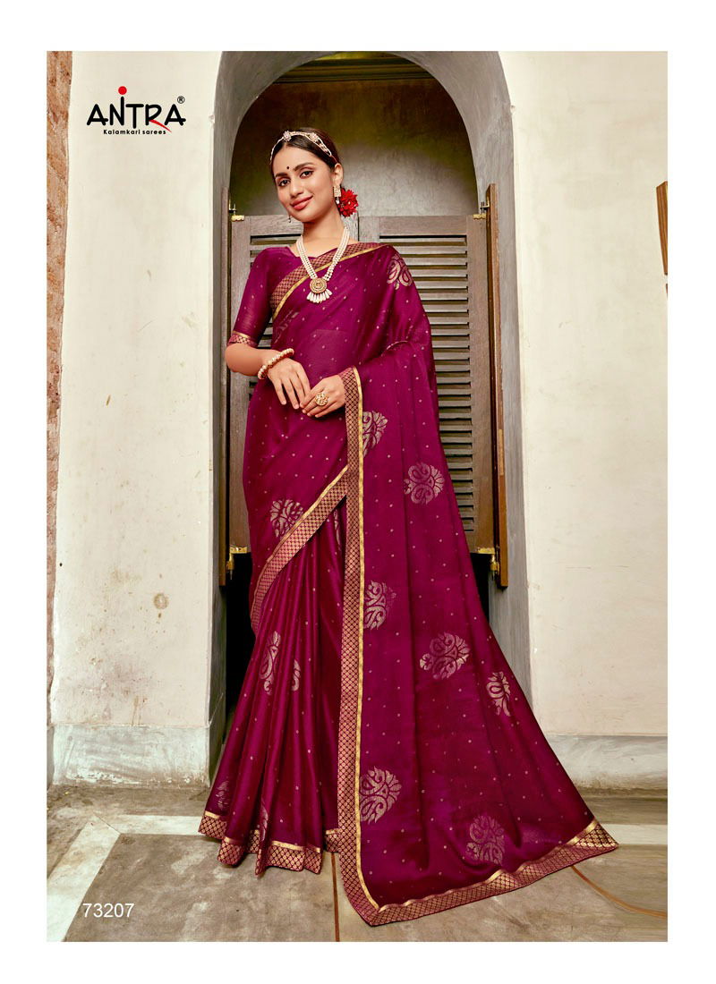 ANTRA LAHAR  VOL -1 Latest fancy Designer Heavy Festive Wear Chiffon Printed With Readymade Lace Saree Collection 
