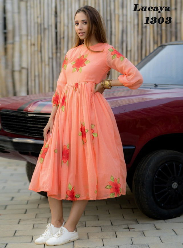 Lucaya Vol 13 By UF Party Wear Ladies One Piece Western Dress Wholesale Online