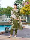 Nandita By Paavi Vertical Wholesale Kurti With Bottom Dupatta In India
