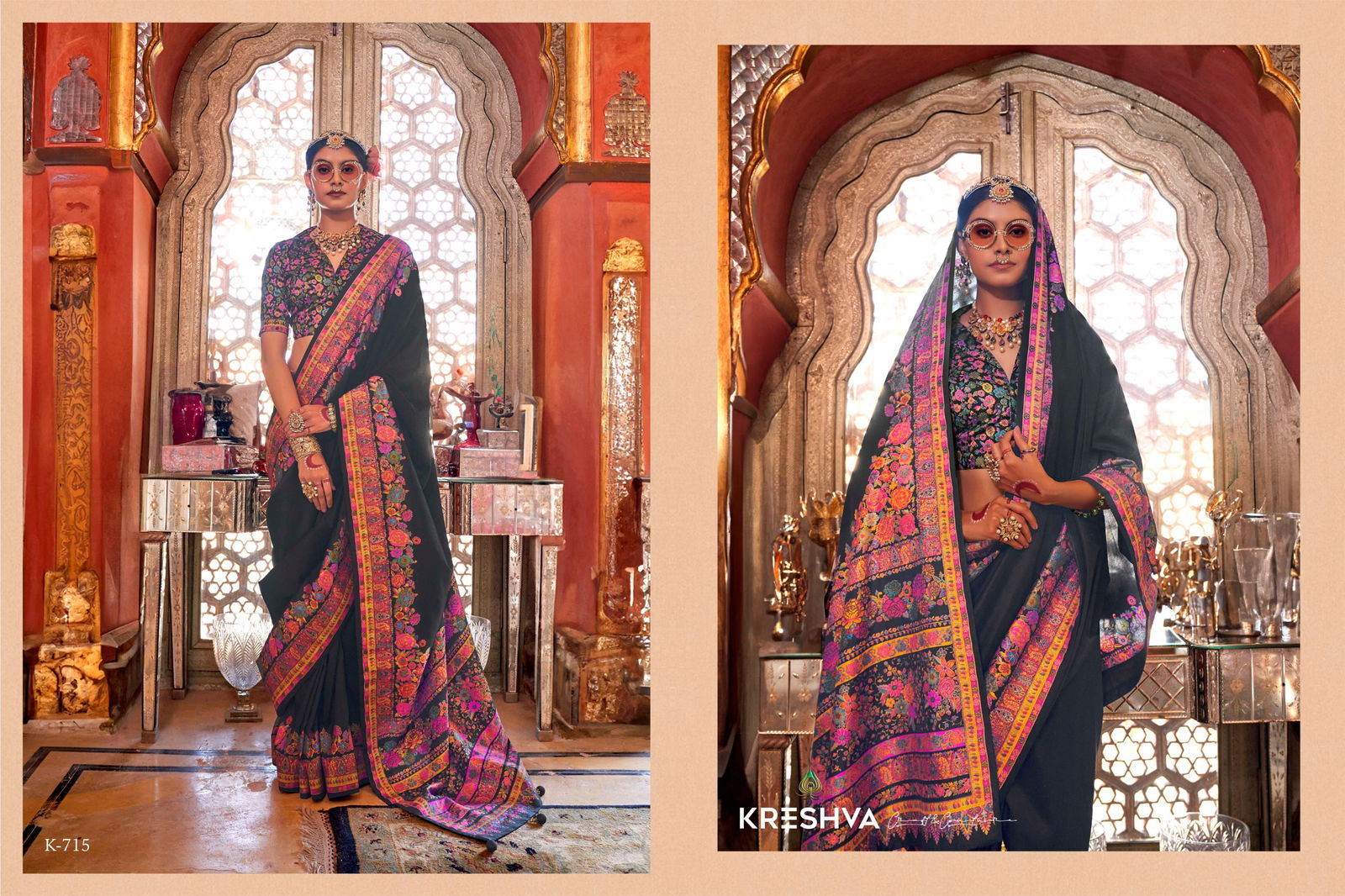 Padmaja By Kreshva Silk Printed Wholesale Sarees Wholesale In India