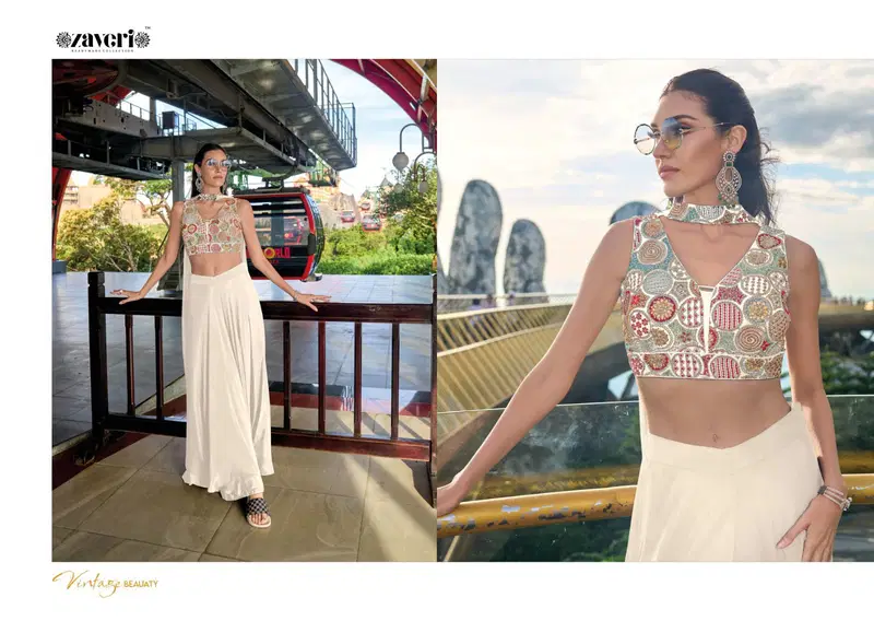 Ailis By Zaveri Western Party Wear Lehenga Choli