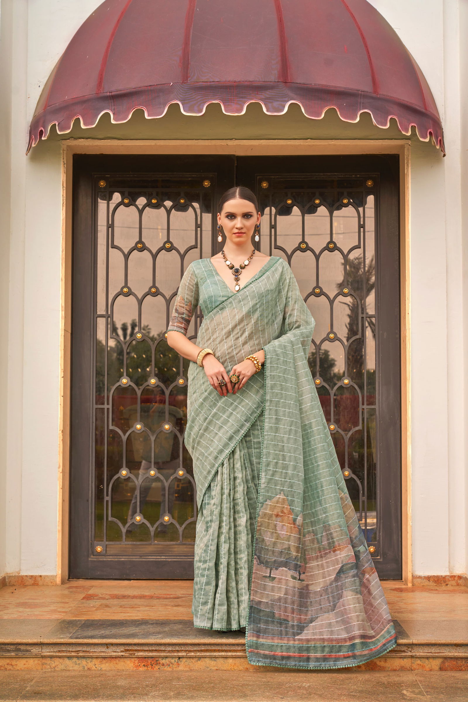 Luxuria By Kala Jamun Tissue Silk Wholesale Saree Suppliers In Mumbai