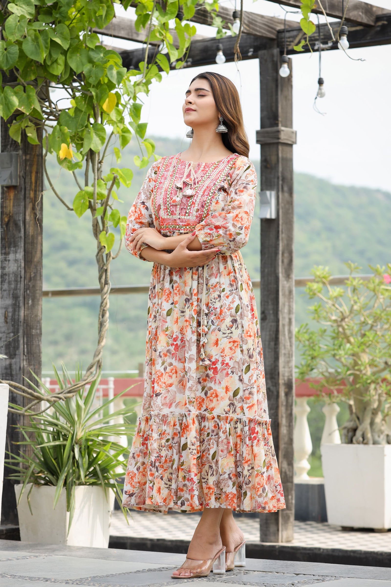 Story Pure Mal Cotton Printed Long Kurtis Catalog