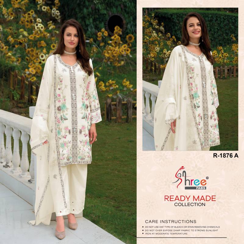 Shree R 1876 Cambric Cotton Ready Made Pakistani Salwar Suits Exporters In India
