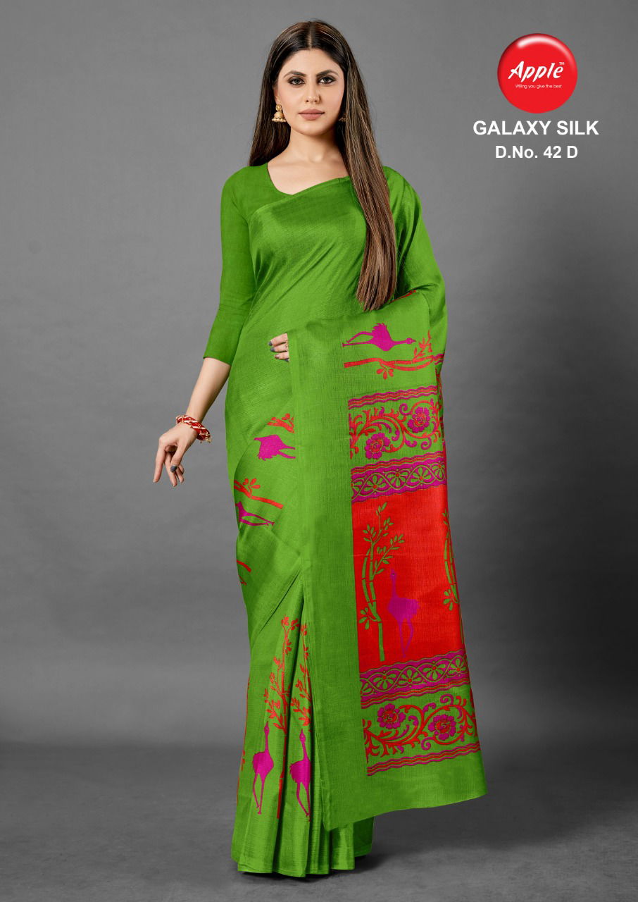 Galaxy Silk 42 Latest Designer Casual Wear Silk Saree Collection
