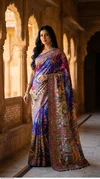 Tew Vol 3 Roman Silk With Ajarakh Printed Saree