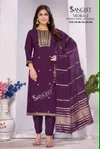 Vedika Vol 2 By Sangeet Roman Silk Kurti With Bottom Dupatta
