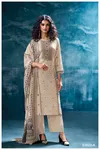 Purvaja 3622 By Ganga Cotton Printed Embroidery Salwar Suit Exporters In India
