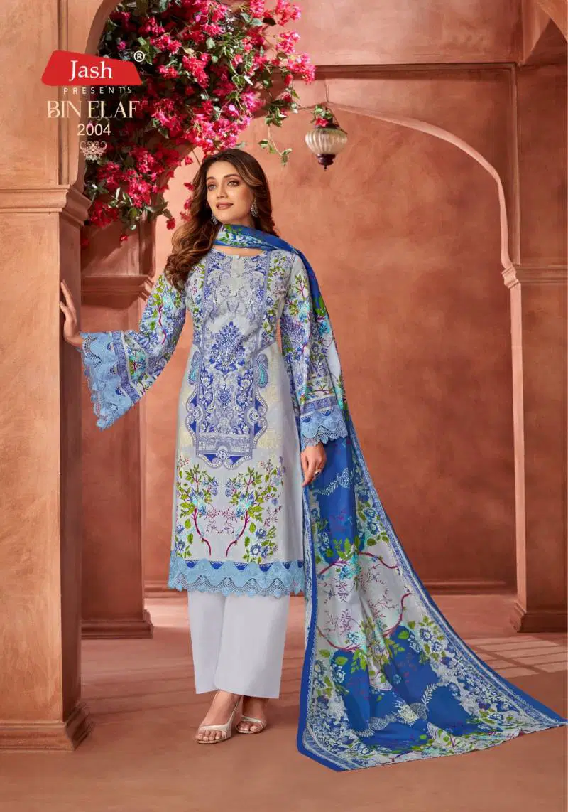 Bin Elaf Vol 2 By Jash Cotton Printed Surat Dress Material Wholesale Market